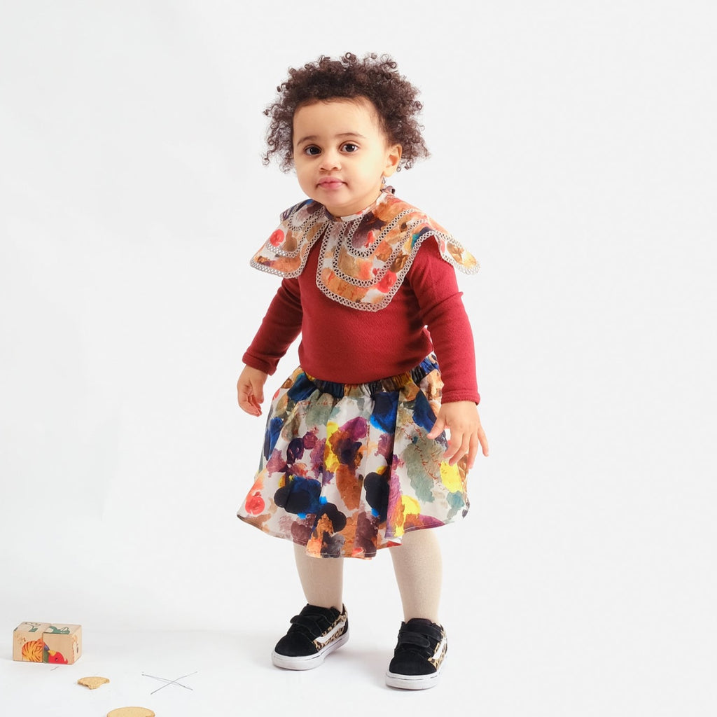 Wolf and Rita Aurora Blue Avalanche Baby Bodysuit baby bodysuit Wolf and Rita   