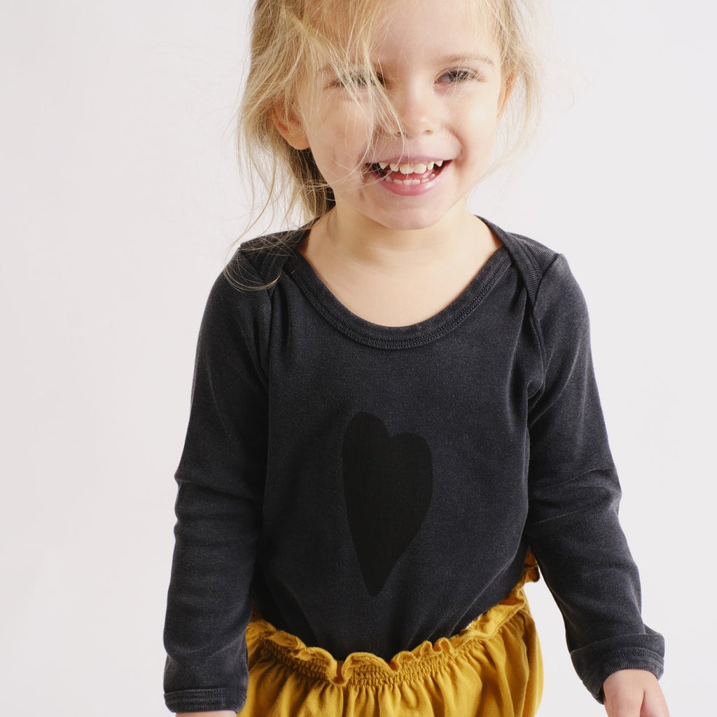 Wolf and Rita Artur Heart Baby Bodysuit baby bodysuit Wolf and Rita   