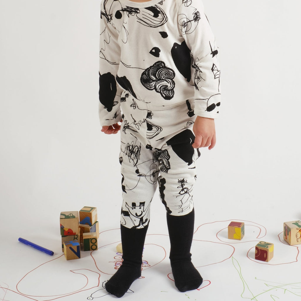 Wolf and Rita Frederico Love Theater Leggings kids leggings Wolf and Rita   