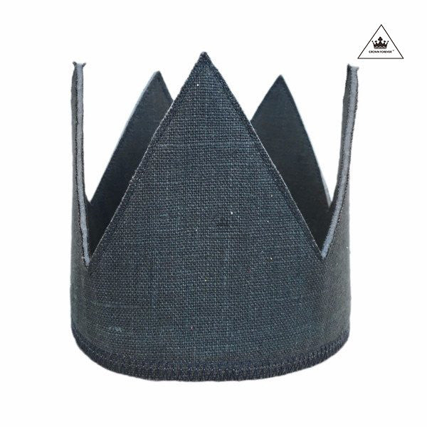 Oh Baby! Linen Crown - Elephant Gray Oh Baby! Hat Oh Baby!   