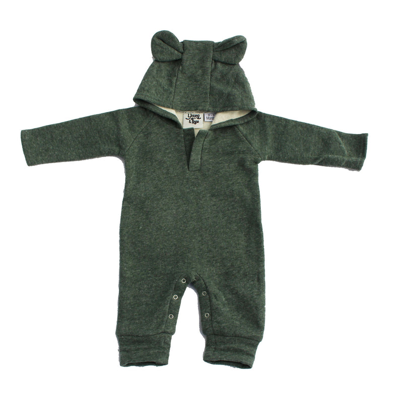 Young and Free Apparel Bear Eared Play suit Three Colors - Crown Forever
