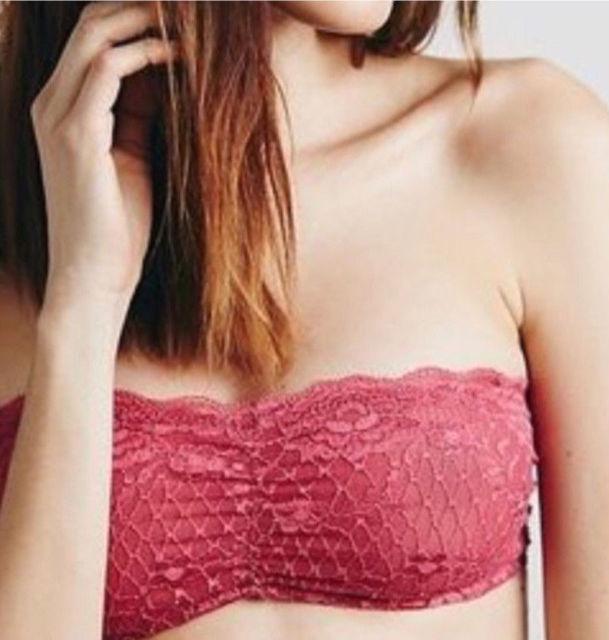 Free People Essential Lace Bandeau Bra Free People S Rose 