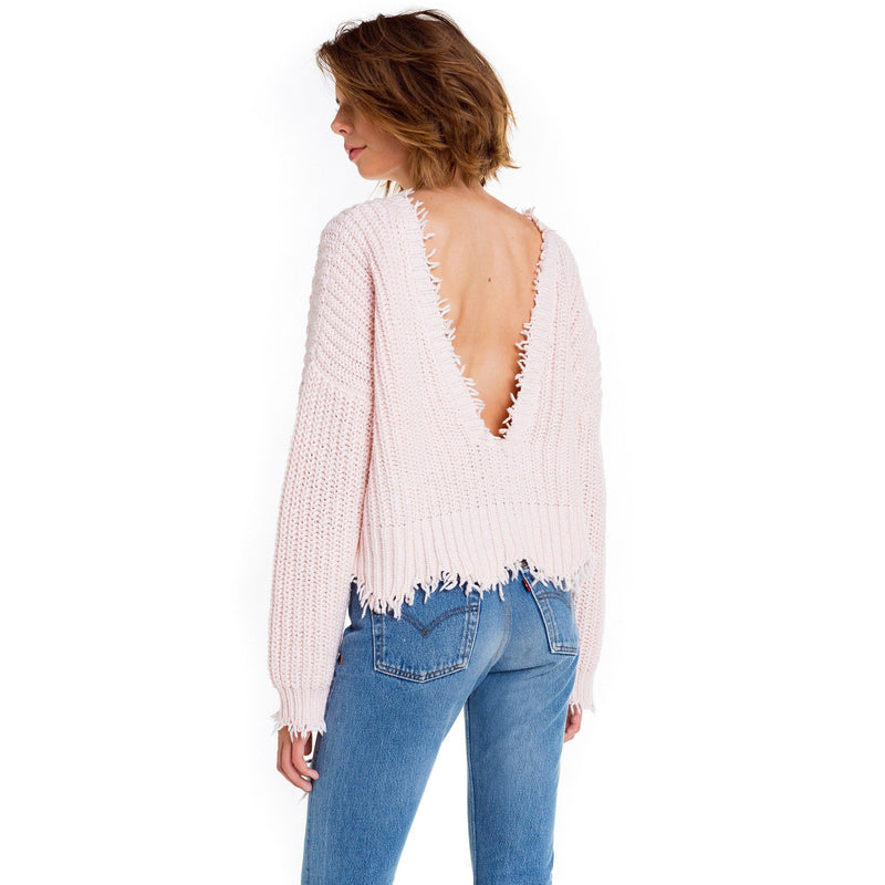Wildfox Couture Palmetto Sweater Pink