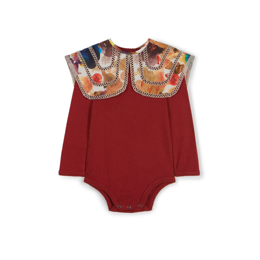 Wolf and Rita Aurora Blue Avalanche Baby Bodysuit baby bodysuit Wolf and Rita   