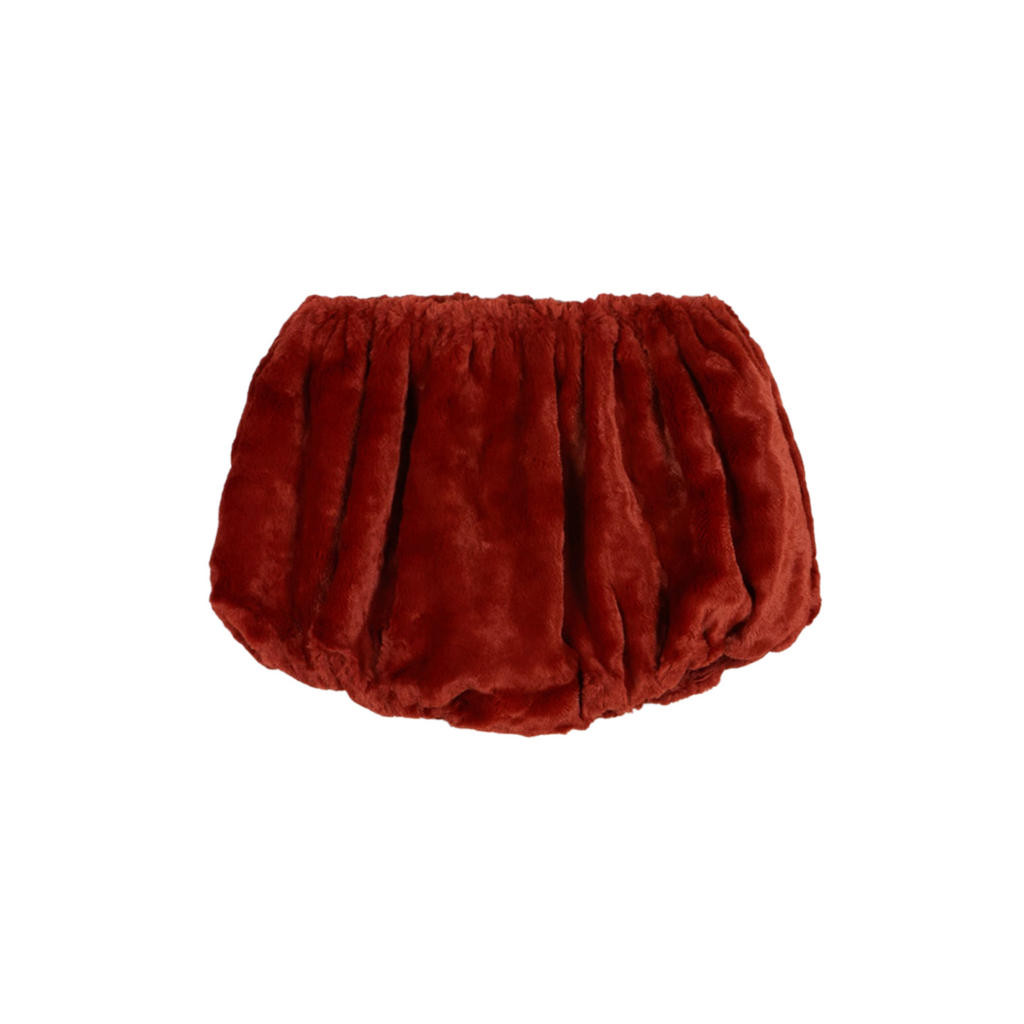 Wolf and Rita Francisca Terracota Fur Culotte kids shorts Wolf and Rita   